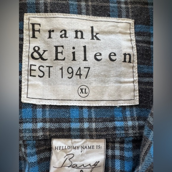 Frank & Eileen Eileen Flannel Shirt Barry fitted XL - Picture 5 of 6
